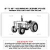 6 X 12 Full Size Aluminum License Plate for Cars and Trucks  Thumbnail