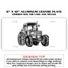 6 X 12 Full Size Aluminum License Plate for Cars and Trucks  Thumbnail