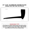 6 X 12 Full Size Aluminum License Plate for Cars and Trucks  Thumbnail
