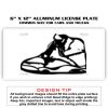 6 X 12 Full Size Aluminum License Plate for Cars and Trucks  Thumbnail