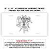 6 X 12 Full Size Aluminum License Plate for Cars and Trucks  Thumbnail