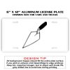 6 X 12 Full Size Aluminum License Plate for Cars and Trucks  Thumbnail