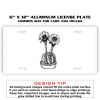 6 X 12 Full Size Aluminum License Plate for Cars and Trucks  Thumbnail