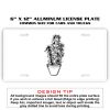 6 X 12 Full Size Aluminum License Plate for Cars and Trucks  Thumbnail