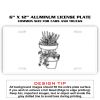6 X 12 Full Size Aluminum License Plate for Cars and Trucks  Thumbnail