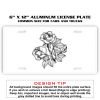6 X 12 Full Size Aluminum License Plate for Cars and Trucks  Thumbnail