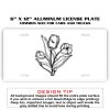 6 X 12 Full Size Aluminum License Plate for Cars and Trucks  Thumbnail
