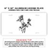 6 X 12 Full Size Aluminum License Plate for Cars and Trucks  Thumbnail