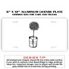 6 X 12 Full Size Aluminum License Plate for Cars and Trucks  Thumbnail