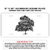 6 X 12 Full Size Aluminum License Plate for Cars and Trucks  Thumbnail