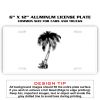 6 X 12 Full Size Aluminum License Plate for Cars and Trucks  Thumbnail