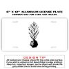 6 X 12 Full Size Aluminum License Plate for Cars and Trucks  Thumbnail