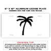 6 X 12 Full Size Aluminum License Plate for Cars and Trucks  Thumbnail