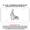 6 X 12 Full Size Aluminum License Plate for Cars and Trucks  Thumbnail