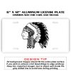 6 X 12 Full Size Aluminum License Plate for Cars and Trucks  Thumbnail