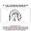 6 X 12 Full Size Aluminum License Plate for Cars and Trucks  Thumbnail
