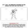 6 X 12 Full Size Aluminum License Plate for Cars and Trucks  Thumbnail