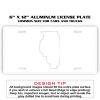 6 X 12 Full Size Aluminum License Plate for Cars and Trucks  Thumbnail