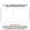 6 X 12 Full Size Aluminum License Plate for Cars and Trucks  Thumbnail