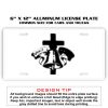 6 X 12 Full Size Aluminum License Plate for Cars and Trucks  Thumbnail