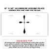 6 X 12 Full Size Aluminum License Plate for Cars and Trucks  Thumbnail