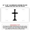 6 X 12 Full Size Aluminum License Plate for Cars and Trucks  Thumbnail