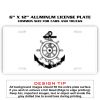 6 X 12 Full Size Aluminum License Plate for Cars and Trucks  Thumbnail