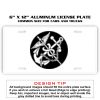 6 X 12 Full Size Aluminum License Plate for Cars and Trucks  Thumbnail