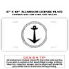 6 X 12 Full Size Aluminum License Plate for Cars and Trucks  Thumbnail