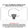 6 X 12 Full Size Aluminum License Plate for Cars and Trucks  Thumbnail