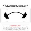 6 X 12 Full Size Aluminum License Plate for Cars and Trucks  Thumbnail
