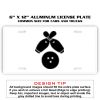 6 X 12 Full Size Aluminum License Plate for Cars and Trucks  Thumbnail