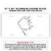6 X 12 Full Size Aluminum License Plate for Cars and Trucks  Thumbnail