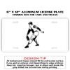 6 X 12 Full Size Aluminum License Plate for Cars and Trucks  Thumbnail