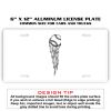 6 X 12 Full Size Aluminum License Plate for Cars and Trucks  Thumbnail