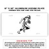 6 X 12 Full Size Aluminum License Plate for Cars and Trucks  Thumbnail