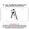 6 X 12 Full Size Aluminum License Plate for Cars and Trucks  Thumbnail