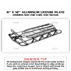 6 X 12 Full Size Aluminum License Plate for Cars and Trucks  Thumbnail