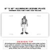 6 X 12 Full Size Aluminum License Plate for Cars and Trucks  Thumbnail