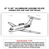 6 X 12 Full Size Aluminum License Plate for Cars and Trucks  Thumbnail