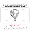 6 X 12 Full Size Aluminum License Plate for Cars and Trucks  Thumbnail