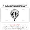 6 X 12 Full Size Aluminum License Plate for Cars and Trucks  Thumbnail