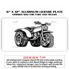 6 X 12 Full Size Aluminum License Plate for Cars and Trucks  Thumbnail