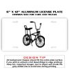 6 X 12 Full Size Aluminum License Plate for Cars and Trucks  Thumbnail