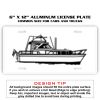 6 X 12 Full Size Aluminum License Plate for Cars and Trucks  Thumbnail
