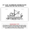6 X 12 Full Size Aluminum License Plate for Cars and Trucks  Thumbnail