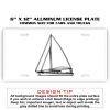 6 X 12 Full Size Aluminum License Plate for Cars and Trucks  Thumbnail
