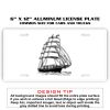 6 X 12 Full Size Aluminum License Plate for Cars and Trucks  Thumbnail