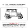 6 X 12 Full Size Aluminum License Plate for Cars and Trucks  Thumbnail