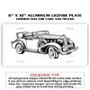 6 X 12 Full Size Aluminum License Plate for Cars and Trucks  Thumbnail